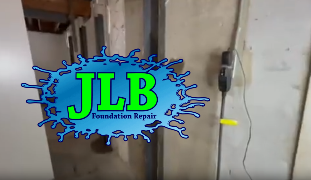 JLB Foundation Repair promotional video showing real foundation repair and waterproofing work on residential homes
