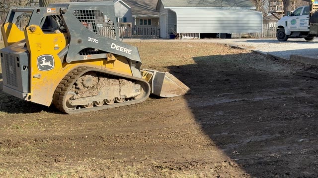 Comprehensive foundation repair project showing the full scope of excavation, piering, and structural restoration